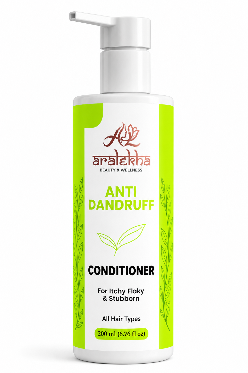 Aralekha Anti Dandruff Conditioner for Itchy Flaky Scalp Helps Nourish Hair Supports Smooth Manageable Hair Lightweight Formula Suitable for All Hair Types 200 ml