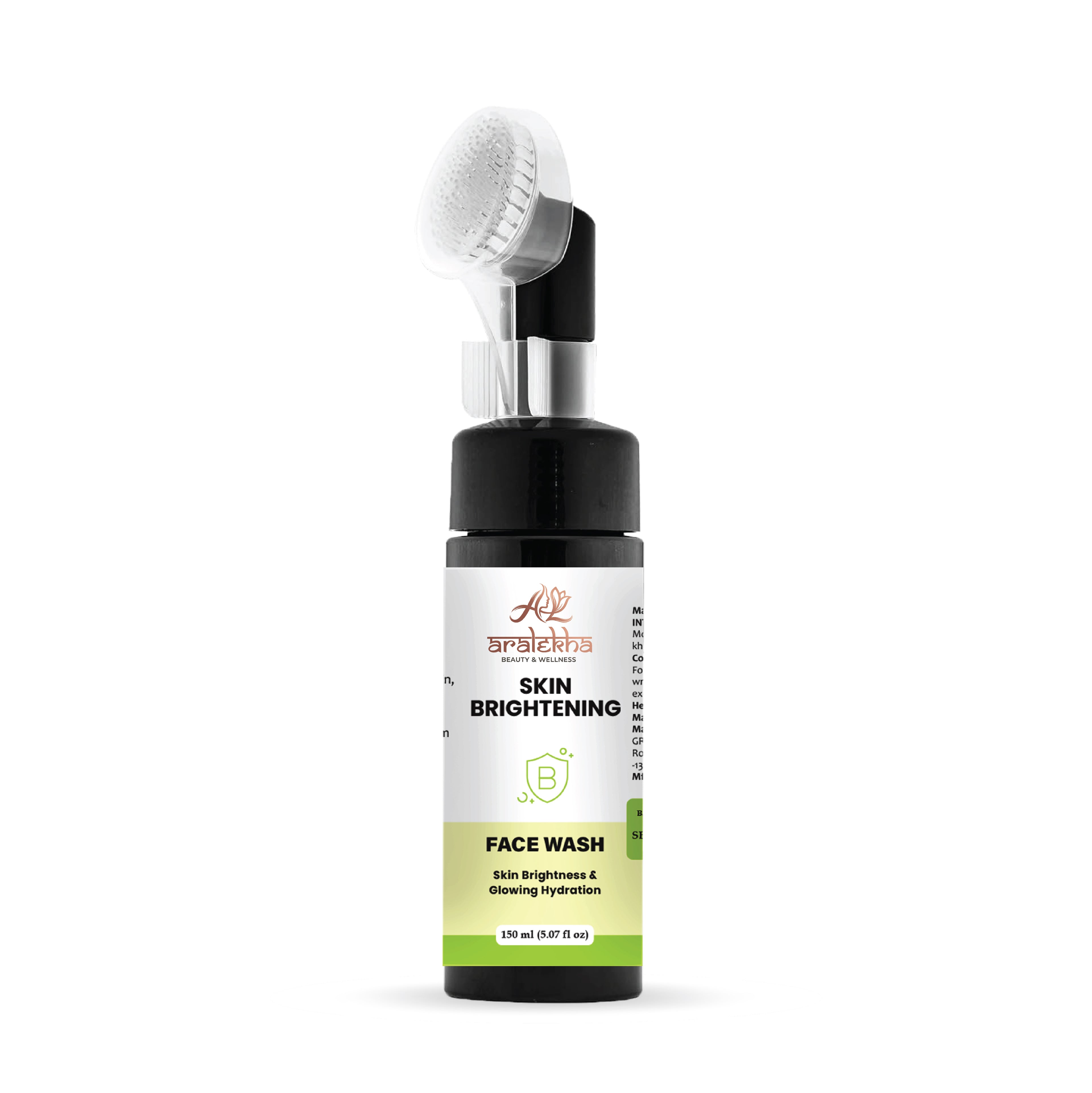 Aralekha Skin Brightening Face Wash for Daily Cleansing Helps Improve Skin Radiance Supports Fresh Hydrated Looking Skin Gentle Formula for All Skin Types 150 ml